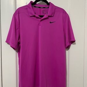 Nike Golf Mens Neon Pink Polo